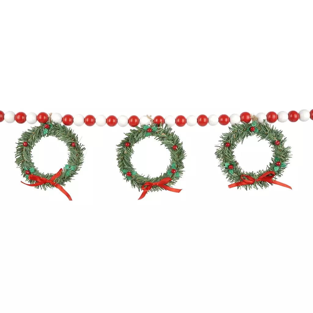 Best Pirce ✔️ 6ft. Mini Wreaths Garland by Ashland® ???? 3 Best Pirce ✔️ 6ft. Mini Wreaths Garland by Ashland® ????