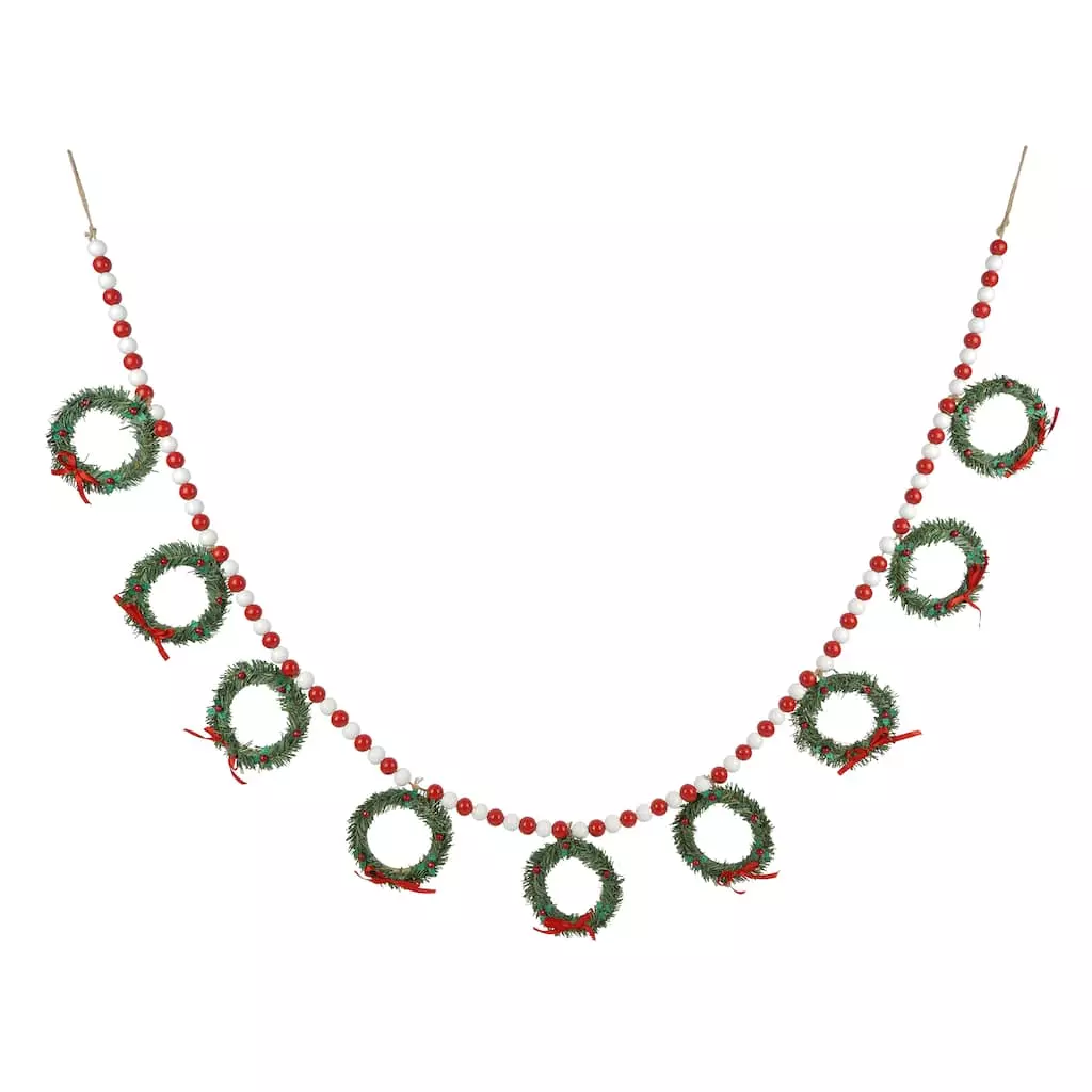 Best Pirce ✔️ 6ft. Mini Wreaths Garland by Ashland® ???? 4 Best Pirce ✔️ 6ft. Mini Wreaths Garland by Ashland® ???? - Image 2