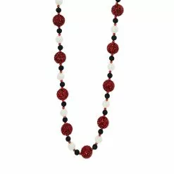 Brand new ???? 6ft. Red, Black & White Pom-Pom & Bead Garland by Ashland® ????