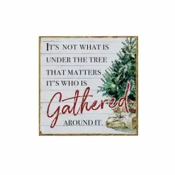 Wholesale ⭐ 8" Gather Around the Tree Tabletop Sign by Ashland® ????