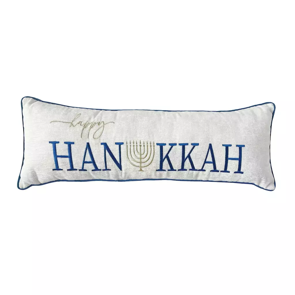Discount ???? Happy Hanukkah Pillow by Ashland® ???? 3 Discount ???? Happy Hanukkah Pillow by Ashland® ????