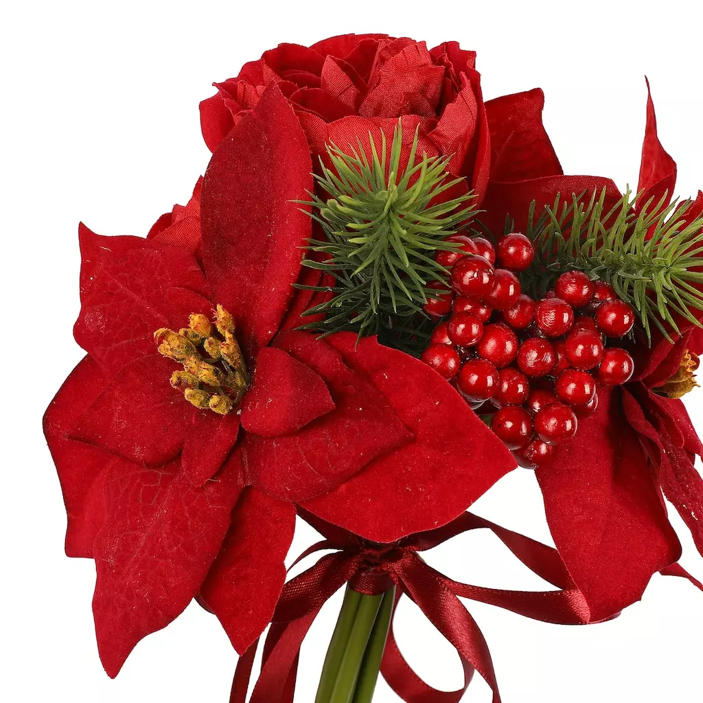 Coupon ???? Red Poinsettia & Rose Bundle by Ashland® ✔️ 4 Coupon ???? Red Poinsettia & Rose Bundle by Ashland® ✔️ - Image 2