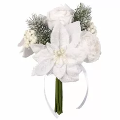 Hot Sale ???? White Poinsettia & Hydrangea Bundle by Ashland® ????
