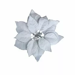 Outlet ???? White Poinsettia Accent Clip by Ashland® ⭐