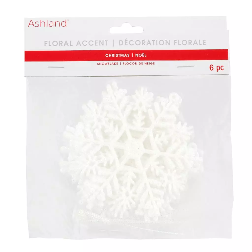 New ???? 4'' Mini White Snowflake Accents, 6ct. by Ashland® ???? 4 New ???? 4'' Mini White Snowflake Accents, 6ct. by Ashland® ???? - Image 2