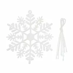 New ???? 4'' Mini White Snowflake Accents, 6ct. by Ashland® ????