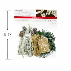 Best Sale ❤️ Snowy Foliage DIY Gift Wrap Kit by Ashland® ???? -Ashland Sales 10700758 3