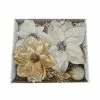 Discount ???? Gold & White Poinsettia Accents by Ashland® ????