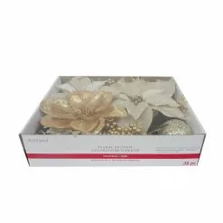 Discount ???? Gold & White Poinsettia Accents by Ashland® ???? -Ashland Sales 10700761 4