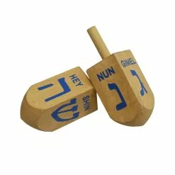 Budget ❤️ 5'' Hanukkah Wood Dreidel, 2ct. by Ashland® ✔️ -Ashland Sales 10700783 2