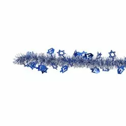 Best Pirce ???? Assorted 12ft. Hanukkah Tinsel Garland by Ashland® ???? -Ashland Sales 10700792 3