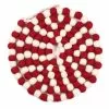 Best Sale ???? 6ft. Red & White Skinny Pom Pom Garland by Ashland® ????