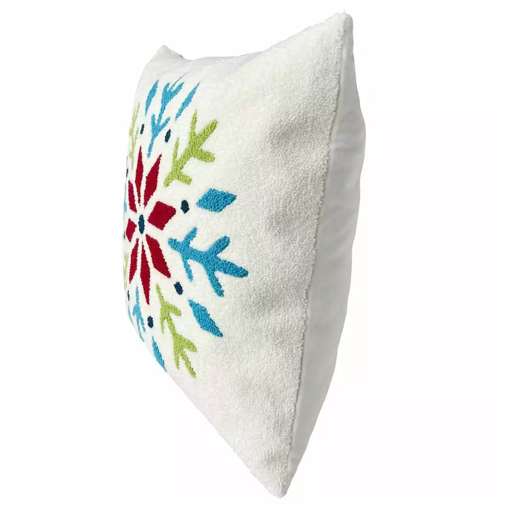 Best Pirce ⌛ Multicolor Snowflake Pillow by Ashland® ???? Christmas ???? 4 Best Pirce ⌛ Multicolor Snowflake Pillow by Ashland® ???? Christmas ???? - Image 2