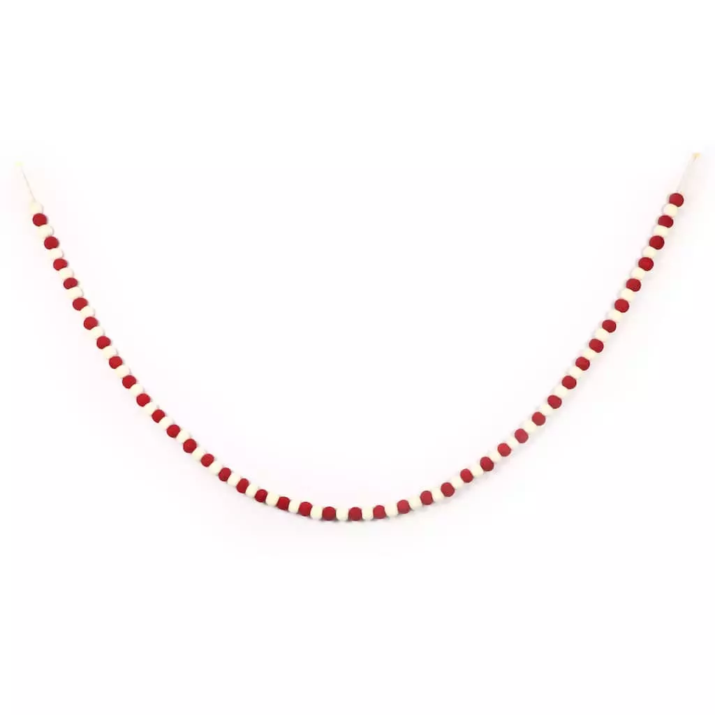 Coupon ❤️ 6ft. Red & White Felt Pom Pom Garland by Ashland® ???? 7 Coupon ❤️ 6ft. Red & White Felt Pom Pom Garland by Ashland® ???? - Image 5