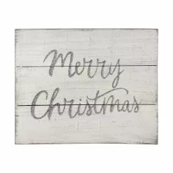 Budget ???? Merry ???? Christmas Whitewashed Wood Plank Wall Sign by Ashland® ????