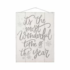 Cheapest ❤️ Most Wonderful Time of the Year Wood Plank Wall Sign by Ashland® ????