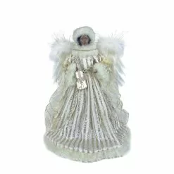 New ???? 16" Angel in Silver & White Striped Robes by Ashland® ????