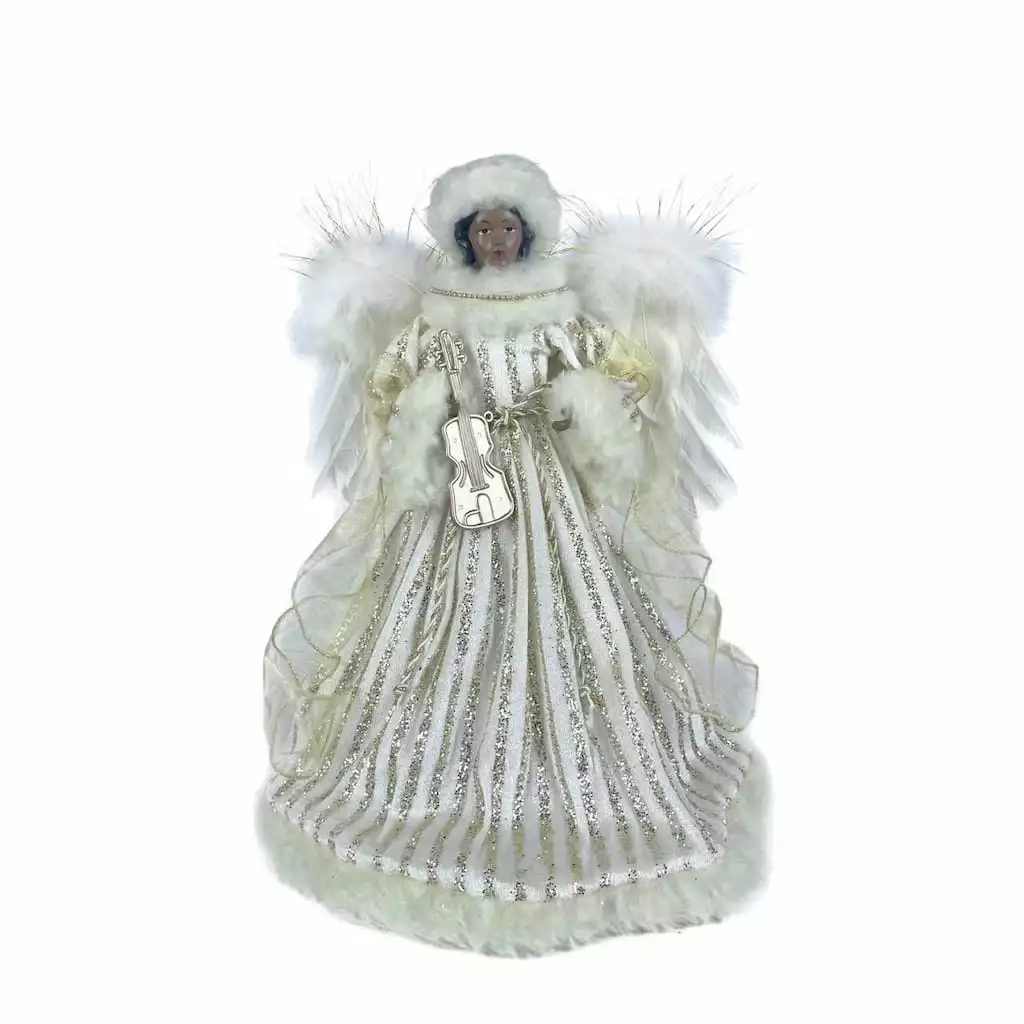 New ???? 16" Angel in Silver & White Striped Robes by Ashland® ???? 3 New ???? 16" Angel in Silver & White Striped Robes by Ashland® ????