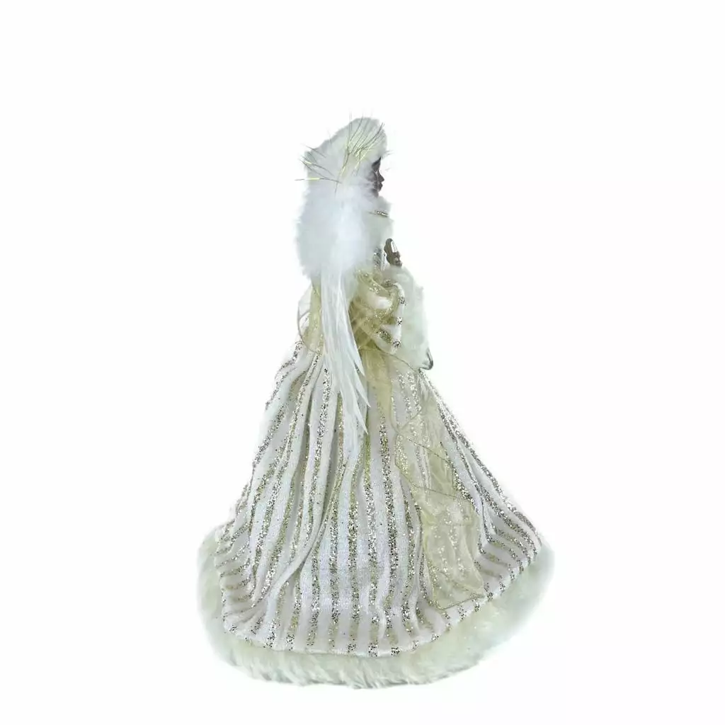 New ???? 16" Angel in Silver & White Striped Robes by Ashland® ???? 4 New ???? 16" Angel in Silver & White Striped Robes by Ashland® ???? - Image 2