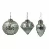 Brand new ???? Assorted 4" Silver Glass Ornament by Ashland® ✨