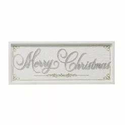 Best deal ???? White Merry ???? Christmas Wall Sign by Ashland® ????