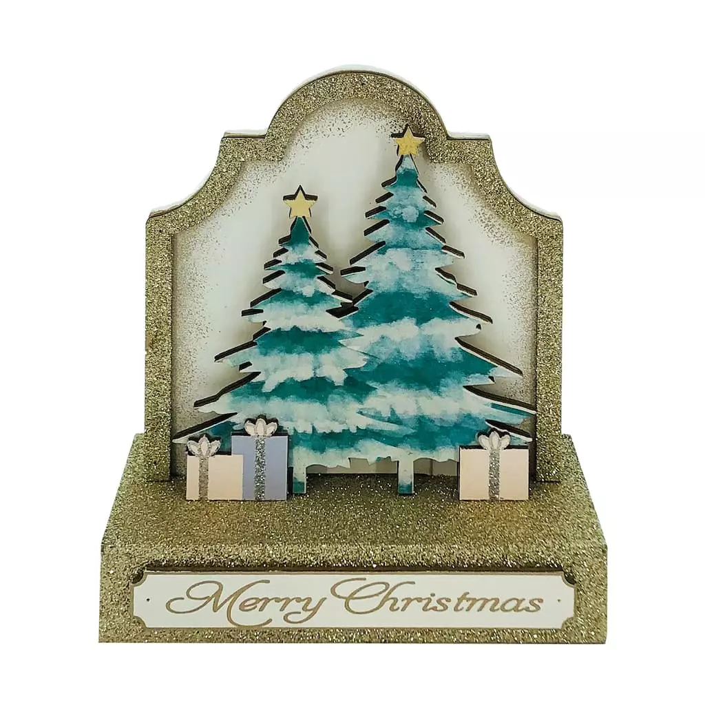 Discount ✨ 6.5" ???? Christmas Tree with Gifts Tabletop Sign by Ashland® ???? 3 Discount ✨ 6.5" ???? Christmas Tree with Gifts Tabletop Sign by Ashland® ????