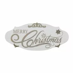 Budget ???? Long Oval Merry ???? Christmas Wall Sign by Ashland® ????