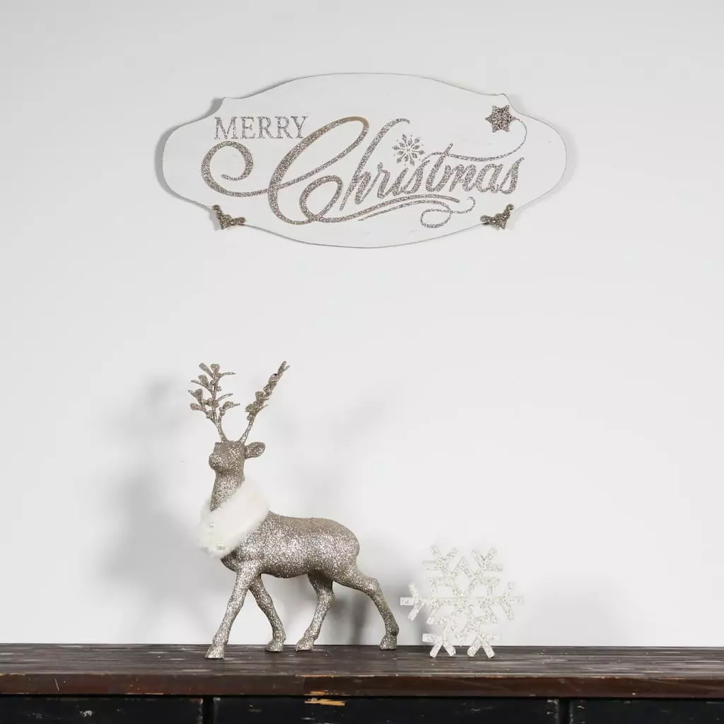 Budget ???? Long Oval Merry ???? Christmas Wall Sign by Ashland® ???? 4 Budget ???? Long Oval Merry ???? Christmas Wall Sign by Ashland® ???? - Image 2