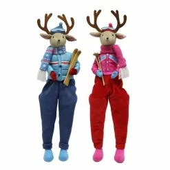 Outlet ❤️ Assorted 23.5" ???? Christmas Sitter Deer Tabletop Accent by Ashland® ????