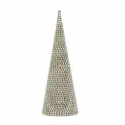 New ???? 20" Pearl Cone Tree Decoration by Ashland® ????