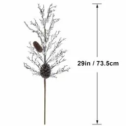 Wholesale ⭐ Silver & White Pinecone & Berry Stem by Ashland® ???? -Ashland Sales 10700995 3