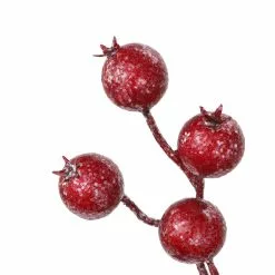 Budget ???? Iced Red Rose Berry Stem by Ashland® ???? 6 Budget ???? Iced Red Rose Berry Stem by Ashland® ???? -Ashland Sales 10700997 2