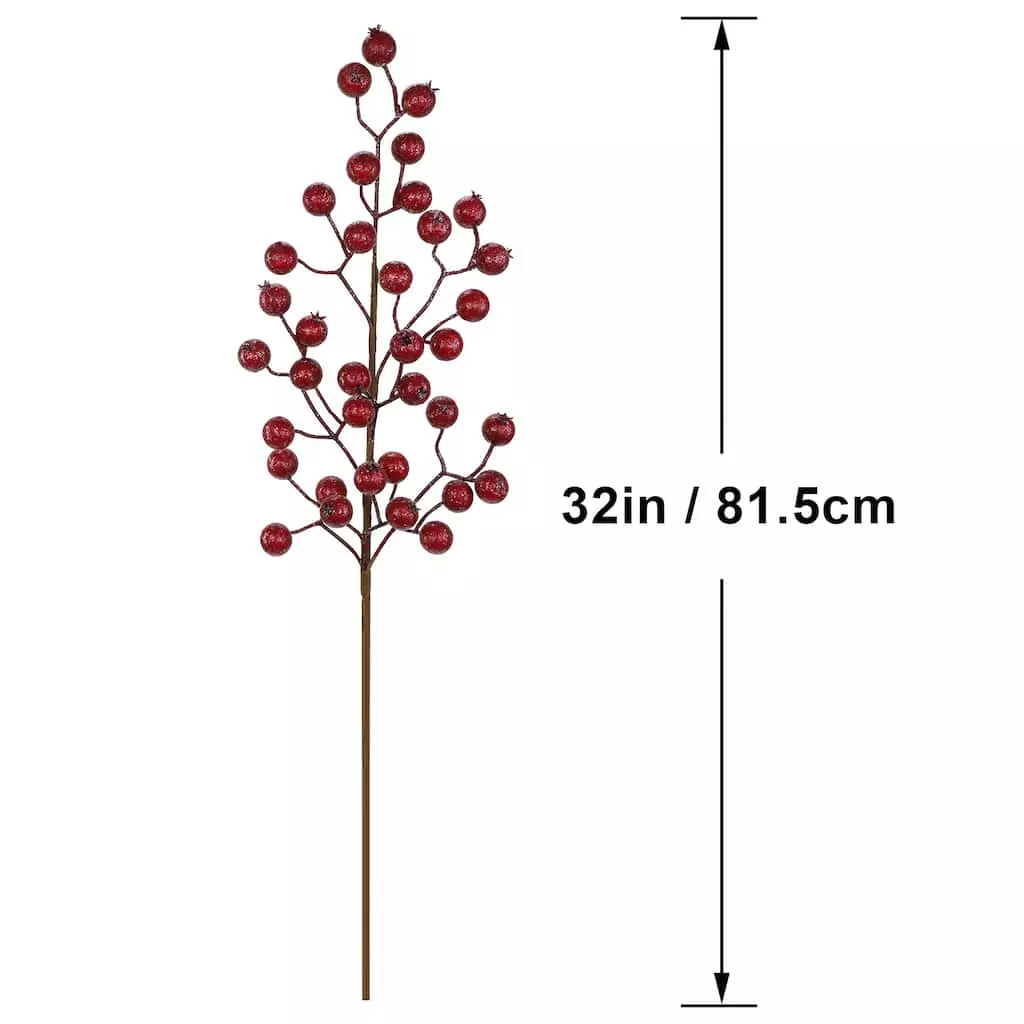 Budget ???? Iced Red Rose Berry Stem by Ashland® ???? 5 Budget ???? Iced Red Rose Berry Stem by Ashland® ???? - Image 3