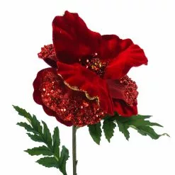 New ???? Sparkling Red & Gold Edge Poppy Stem by Ashland® ???? 5 New ???? Sparkling Red & Gold Edge Poppy Stem by Ashland® ???? -Ashland Sales 10701007 2