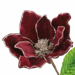 Top 10 ???? Burgundy Magnolia Velvet ???? Christmas Stem by Ashland® ???? -Ashland Sales 10701040 3