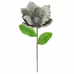 Best Pirce ???? Glittery Gray Velvet Magnolia Stem by Ashland® ???? -Ashland Sales 10701041 2