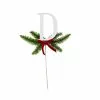 Coupon ???? Christmas Pine Sprig Letter D Pick by Ashland® ???? -Ashland Sales 10701101 1