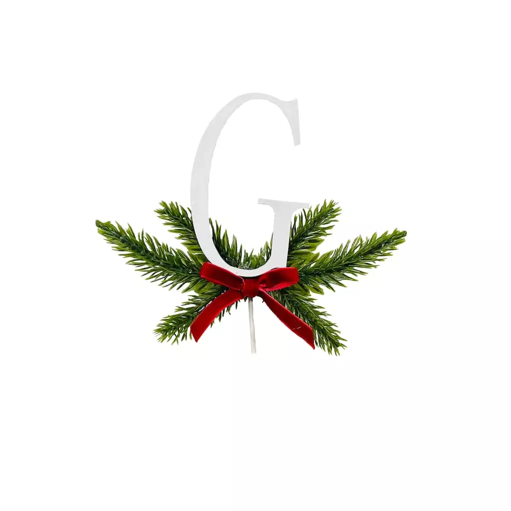 Promo ???? Christmas Pine Sprig Letter G Pick by Ashland® ⭐ 4 Promo ???? Christmas Pine Sprig Letter G Pick by Ashland® ⭐ - Image 2