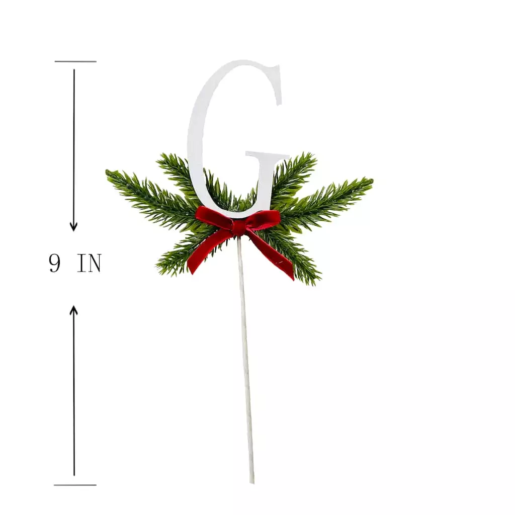 Promo ???? Christmas Pine Sprig Letter G Pick by Ashland® ⭐ 5 Promo ???? Christmas Pine Sprig Letter G Pick by Ashland® ⭐ - Image 3