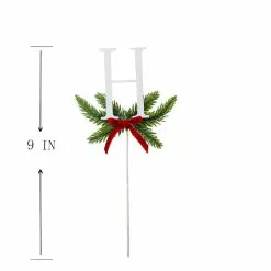 Coupon ???? Christmas Pine Sprig Letter H Pick by Ashland® ???? -Ashland Sales 10701109 3