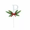 Wholesale ???? Christmas Pine Sprig Letter P Pick by Ashland® ???? -Ashland Sales 10701132 1