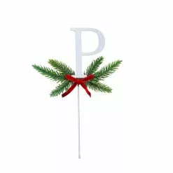 Wholesale ???? Christmas Pine Sprig Letter P Pick by Ashland® ????
