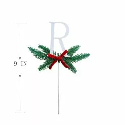 Best Sale ???? Christmas Pine Sprig Letter R Pick by Ashland® ✔️ -Ashland Sales 10701136 3