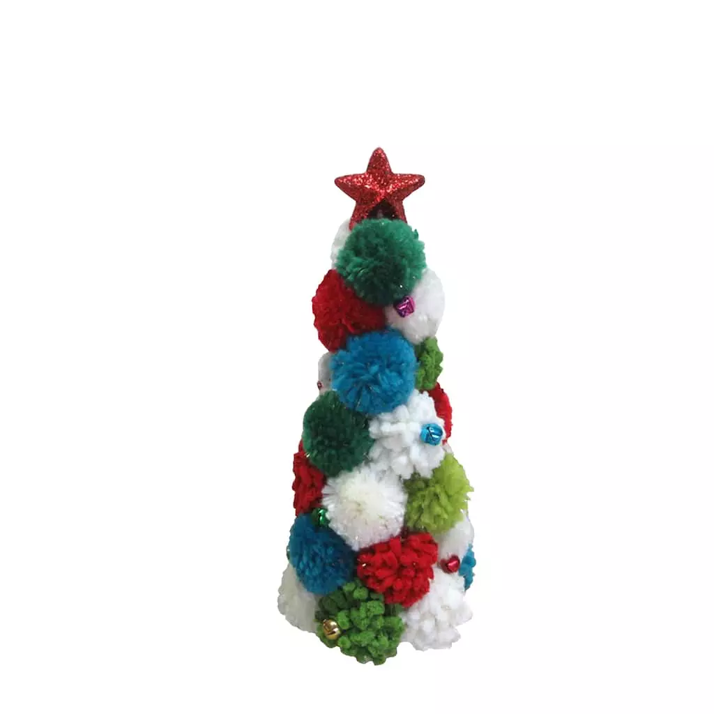 Best Pirce ???? 11.8" Multicolor Pom-Pom Tabletop ???? Christmas Tree by Ashland® ???? 3 Best Pirce ???? 11.8" Multicolor Pom-Pom Tabletop ???? Christmas Tree by Ashland® ????