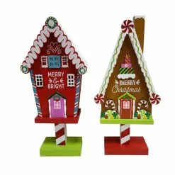 Best Pirce ???? Assorted 11'' Wooden House Tabletop ❄ Christmas Sign by Ashland® ✔️
