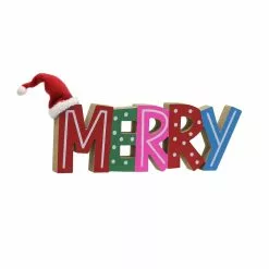 New ???? 14.25" Merry Tabletop Sign by Ashland® ???? -Ashland Sales 10701171 2