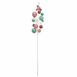 Top 10 ???? Red, Green & White Mini Ball Ornament Spray by Ashland® ???? -Ashland Sales 10701253 3