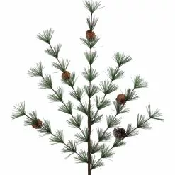 Best Sale ???? Flocked Pine & Pinecone Stem by Ashland® ???? -Ashland Sales 10701274 4