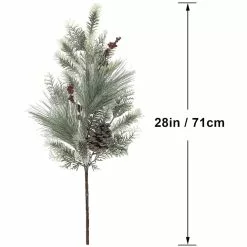 Brand new ⭐ Snowy Pine Leaf, Berry & Pinecone Stem by Ashland® ???? 7 Brand new ⭐ Snowy Pine Leaf, Berry & Pinecone Stem by Ashland® ???? -Ashland Sales 10701278 3