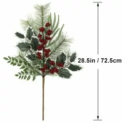 Promo ???? Pine Leaf Stem with Holly Berries by Ashland® ???? -Ashland Sales 10701282 3